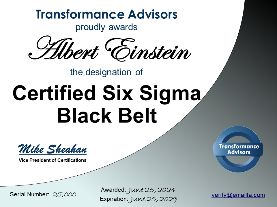 black belt credential