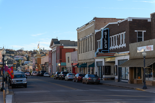 A street in Silver City, New Mexico