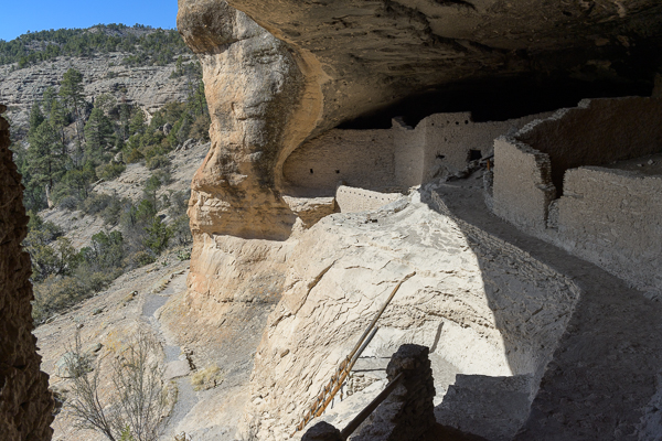 Ruins of cliff dwellings